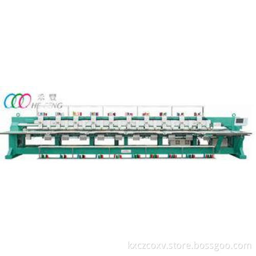 Industrial computer Auto Mixed Embroidery Machine for Leath